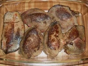 Rezept: Leber mit Apfel-Zwiebel-Häubchen Bild Nr. 2 Leber mit Apfel-Zwiebel-Häubchen - Rezept - Bild Nr. 2