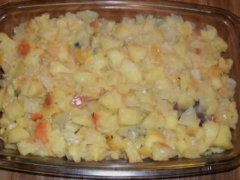 Rezept: Leber mit Apfel-Zwiebel-Häubchen Bild Nr. 3 Leber mit Apfel-Zwiebel-Häubchen - Rezept - Bild Nr. 3