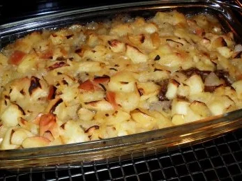 Rezept: Leber mit Apfel-Zwiebel-Häubchen Bild Nr. 4 Leber mit Apfel-Zwiebel-Häubchen - Rezept - Bild Nr. 4