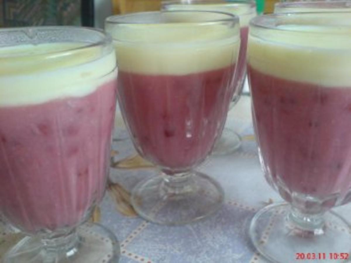 Dessert:..... ~ Rote Johannisbeer- Grütze mit Vanillesoße ~ - Rezept