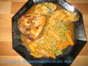 Rezept: Fleisch – Manfred’s Schweinekrustenbraten in Pfifferlingsrahm Fleisch – Manfred’s Schweinekrustenbraten in Pfifferlingsrahm - Rezept