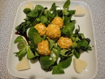 Forellen Pralinen an mariniertem Feld Salat - Rezept - Bild Nr. 10