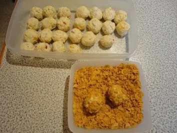 Forellen Pralinen an mariniertem Feld Salat - Rezept - Bild Nr. 9