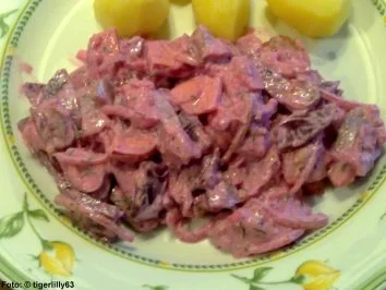 Rezept: Roter Heringssalat Bild Nr. 2 Roter Heringssalat - Rezept - Bild Nr. 2