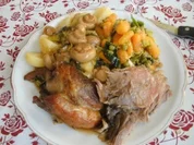 hauptmenü - Spanferkel Braten mit Beilage von Kochmamma - Rezept