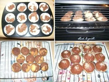 Rezept: Black & White Muffins Bild Nr. 3 Black & White Muffins - Rezept - Bild Nr. 3