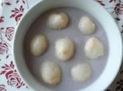 Dessert - Litschis in Rorweincreme von Kochmamma - Rezept