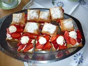 Gebäck: Erdbeerkissen - Rezept