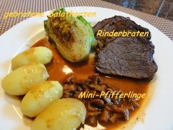 Rezept: Fleisch: RINDERBRATEN an Rotweinsauce Bild Nr. 7 Fleisch: RINDERBRATEN an Rotweinsauce - Rezept - Bild Nr. 7