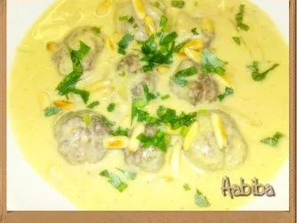 Hackfleischbällchen mit Tahine-Orangensosse - Rezept