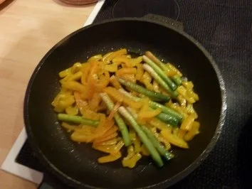 Wolfsbarsch mit Frühlingsgemüse - Rezept - Bild Nr. 5