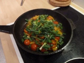 Wolfsbarsch mit Frühlingsgemüse - Rezept - Bild Nr. 6