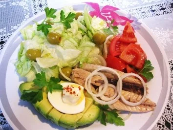 Großer Salatteller ... - Rezept
