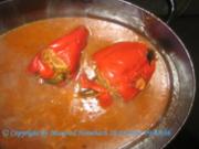 Fleisch – Spicy filled red Pepper with beef  - feurig gefüllte Paprikaschote mit Hackfleis - Rezept