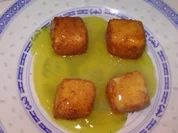 Feta-Würfel in Orangensauce - Rezept