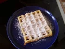 Waffeln mit Honig-Kirschen - Rezept