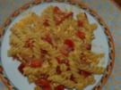 Fusilli mit Paprika-Sahnesoße - Rezept