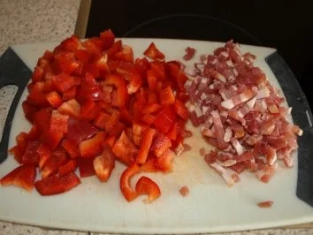 Rezept: Fusilli mit Paprika-Sahnesoße Bild Nr. 3 Fusilli mit Paprika-Sahnesoße - Rezept - Bild Nr. 3