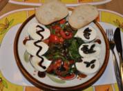 Steffi's bunter Rucolasalat - Rezept
