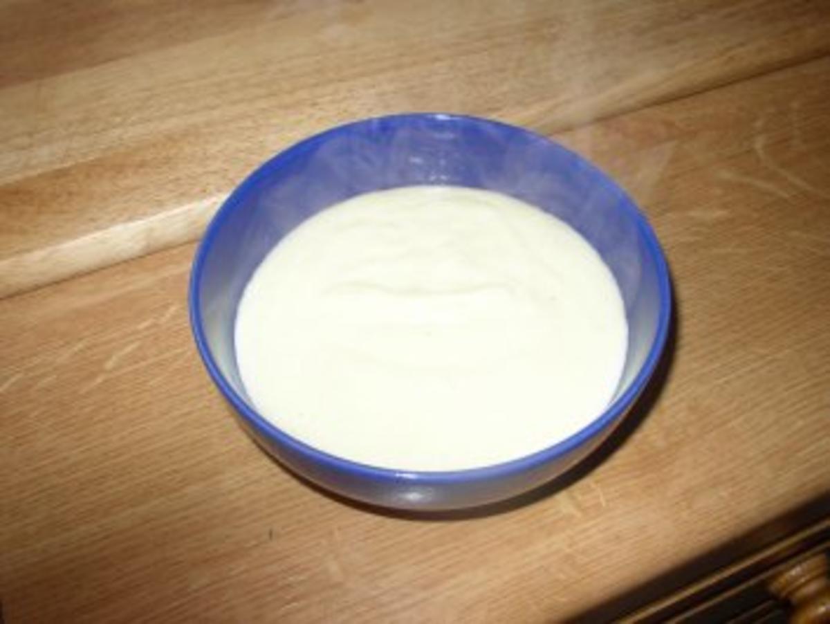 Vanille-Gries-Pudding mit ....... jawohl mit Eierlikör - Rezept