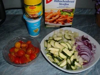 Rezept: Geflügel : Hähnchen - Gemüse - Pfanne Bild Nr. 2 Geflügel : Hähnchen - Gemüse - Pfanne - Rezept - Bild Nr. 2