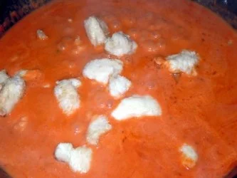 Hähnchen in Pfeffer-Tomaten-Sauce mit Spätzle - Rezept - Bild Nr. 7