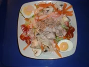 Hab Dich Lieb - Salat !  Warum steht unten - Rezept