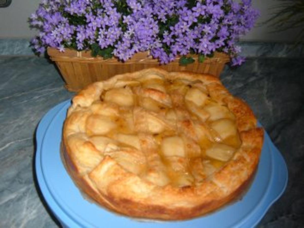 Kuchen : Blätterteig - Birnenkuchen - Rezept - Bild Nr. 7
