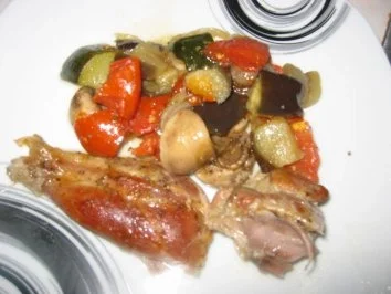 Rezept: Lammkeule mit Gemüse im Römertopf Bild Nr. 5 Lammkeule mit Gemüse im Römertopf - Rezept - Bild Nr. 5