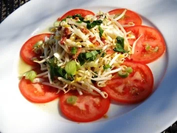 Bärlauch-Sojasprossensalat - Rezept - Bild Nr. 2