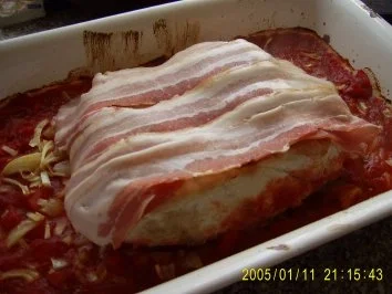 Putenbrust im Speckmantel - Rezept - Bild Nr. 5