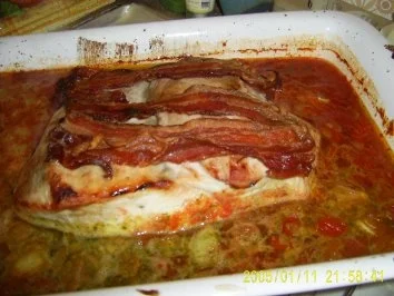 Putenbrust im Speckmantel - Rezept - Bild Nr. 6