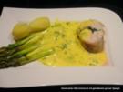 Gekräuterte Hähnchenbrust mit gebratenem grünen Spargel - Rezept