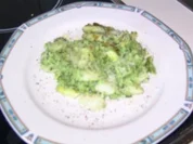 Gebratener Spargel mit Bärluch-Gnocci - Rezept