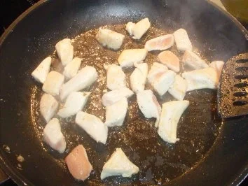 Mein Geschnetzeltes vom Huhn mit viel Gemüse - Rezept - Bild Nr. 4