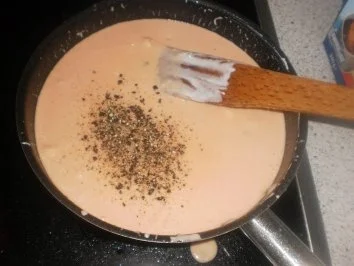 Rezept: Wildlachs auf Nudeln Bild Nr. 4 Wildlachs auf Nudeln - Rezept - Bild Nr. 4