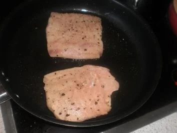 Rezept: Wildlachs auf Nudeln Bild Nr. 5 Wildlachs auf Nudeln - Rezept - Bild Nr. 5