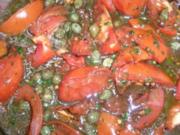 Tomatensalat italienisch  - z.B. als Beilage zu meinen Meeresfrüchte-Cannelloni - Rezept