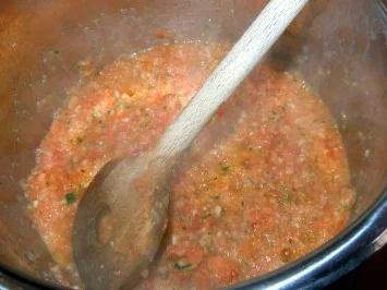 Minihackbraten mit frühlingshaftem Kartoffel-Möhren-Püree und Gemüseschaum - Rezept - Bild Nr. 7