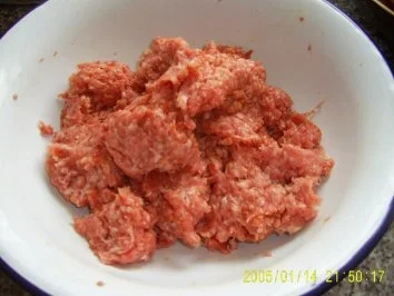 Rezept: Hackfleisch-Champignons-Sahne-Soße Bild Nr. 3 Hackfleisch-Champignons-Sahne-Soße - Rezept - Bild Nr. 3