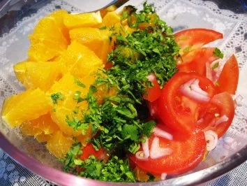 Tomaten-Orangen-Salat  ... - Rezept - Bild Nr. 6