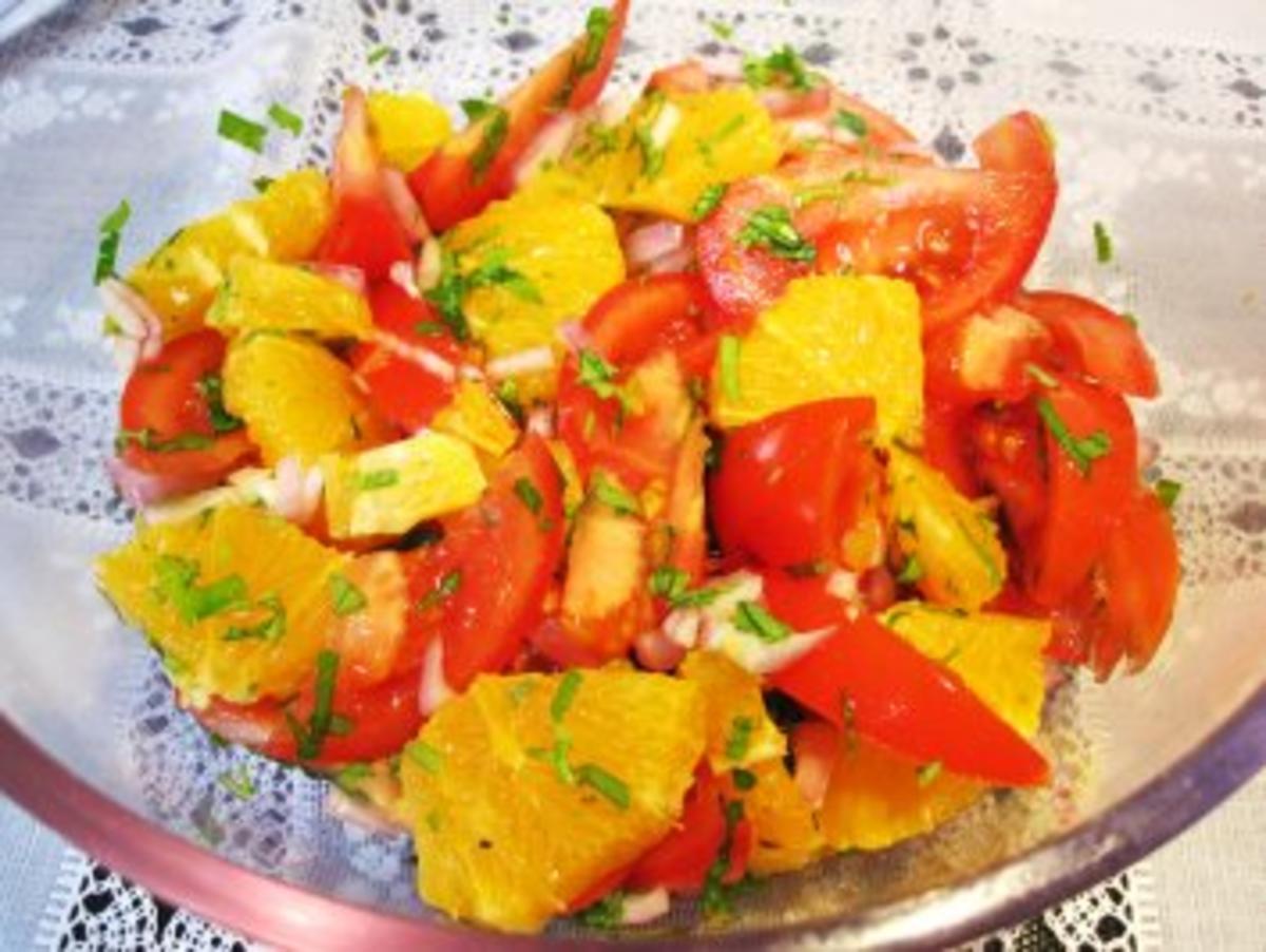 Tomaten-Orangen-Salat  ... - Rezept - Bild Nr. 7