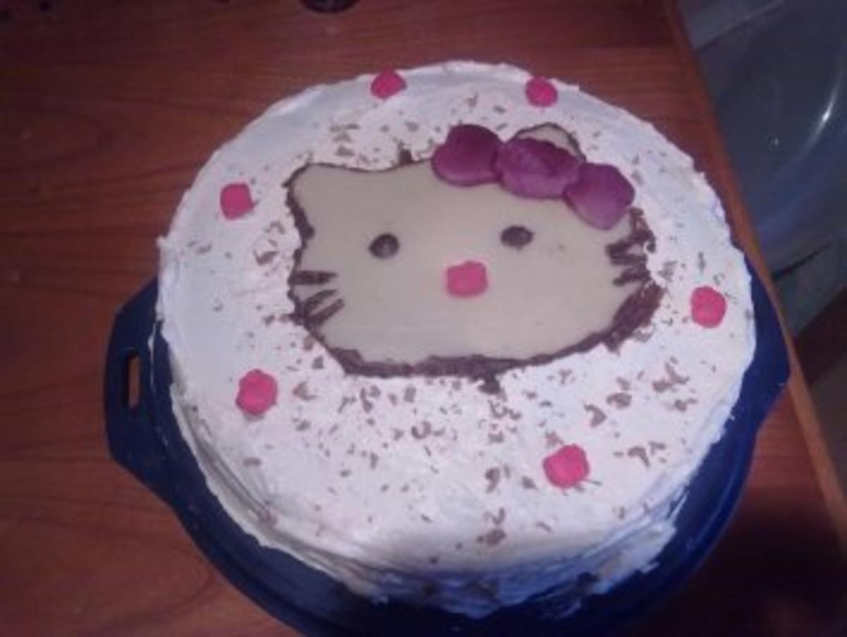 Hello Kitty Torte - Rezept