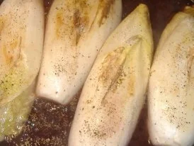 Rezept: Scheiben von der Hirschkeule mit Steinpilzhollandaise und Chicoree Bild Nr. 6 Scheiben von der Hirschkeule mit Steinpilzhollandaise und Chicoree - Rezept - Bild Nr. 6