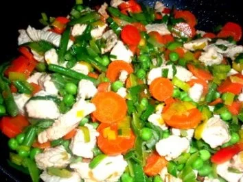 Rezept: Gebratener Gemüsereis Asiatisch angehaucht Bild Nr. 3 Gebratener Gemüsereis Asiatisch angehaucht - Rezept - Bild Nr. 3