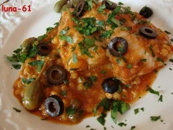 BRANZINO ALLA SARDA - Wolfsbarsch sardische Art - Rezept