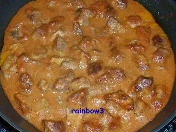 Kochen: Schweine-Gulasch aus dem Backofen - Rezept - Bild Nr. 7