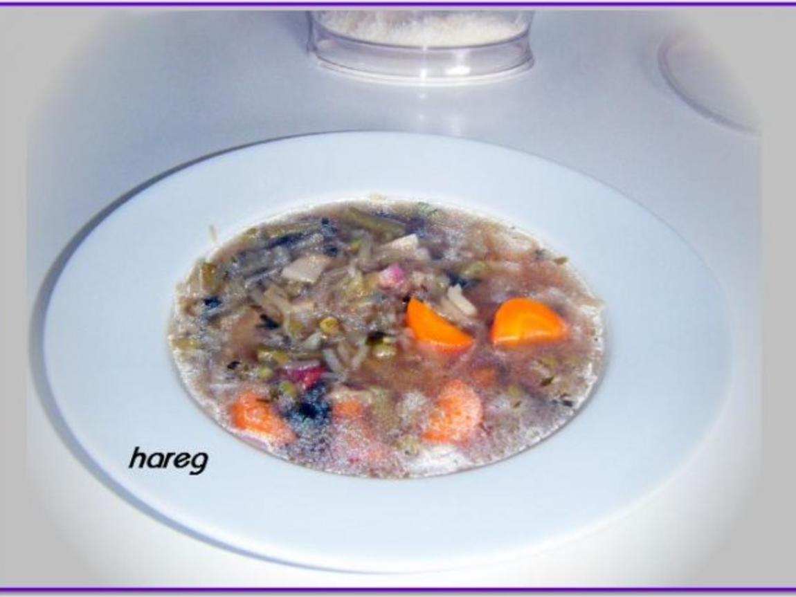 Minestrone ...herzhafte italienische Gemüsesuppe - Rezept mit Bild ...