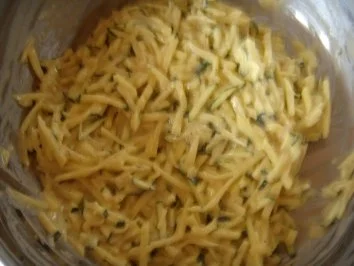 Rezept: Skrei-Loin (Winterkabeljau) in Kartoffel-Zucchini-Hülle Bild Nr. 3 Skrei-Loin (Winterkabeljau) in Kartoffel-Zucchini-Hülle - Rezept - Bild Nr. 3