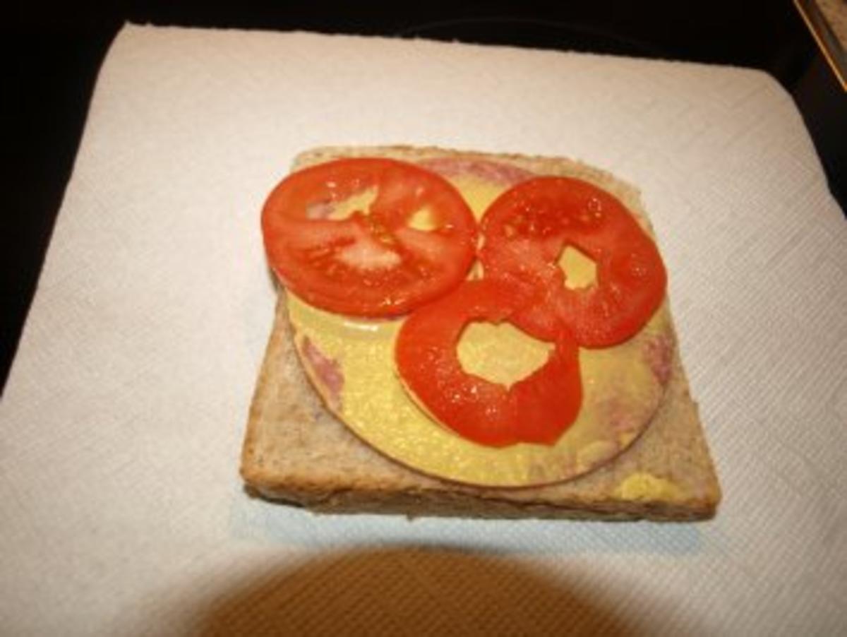 Salami-Tomaten-Toast - Rezept - Bild Nr. 2